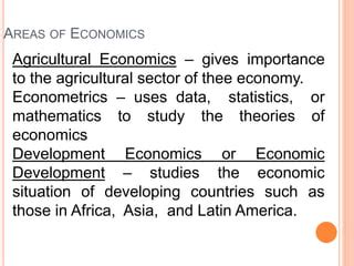 Ekonomics for Grade 9 Students .